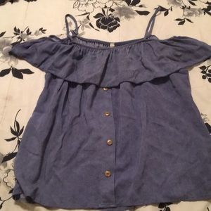 Off the shoulder shirt